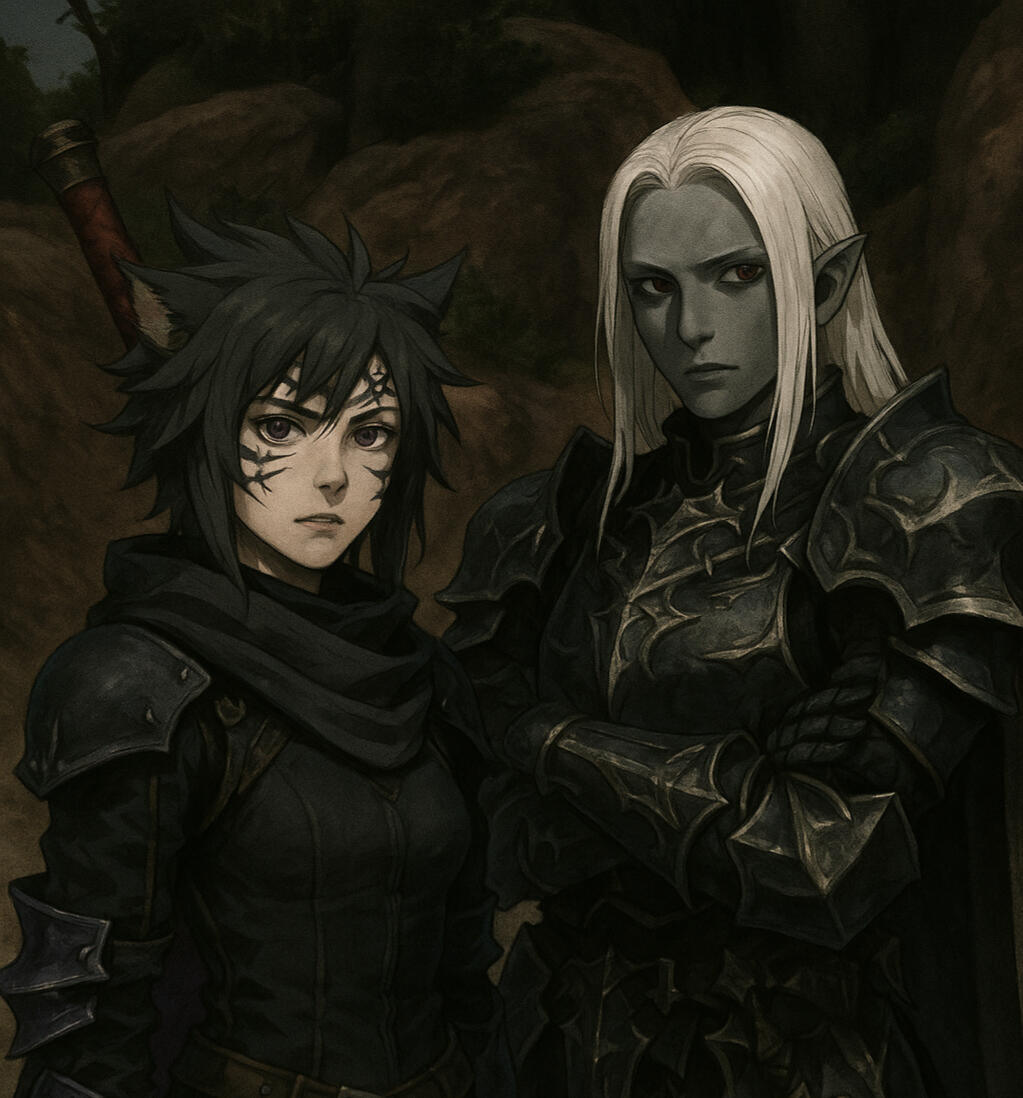 Ryken and Nimthara (painting)